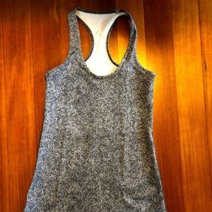 Lululemon Black and White Racerback Tank Top